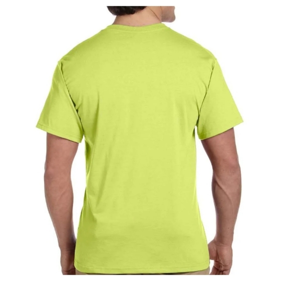 Jerzees Men's Dri-Power Moisture Wicking Bundle Of 7 Crewneck T-Shirt w/ Pocket - Picture 2 of 3